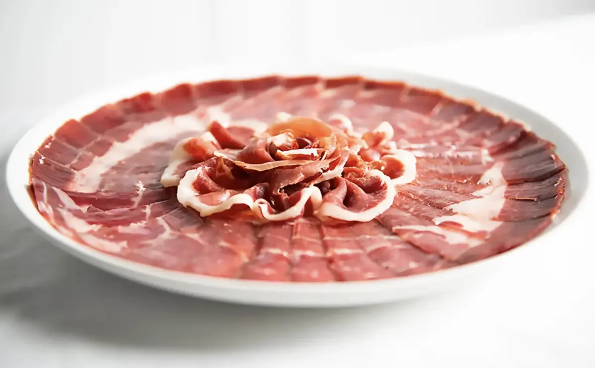 Plato de jamón ibérico de bellota