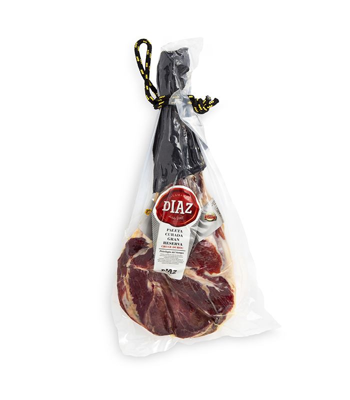 Paleta de Cruce Duroc Gran Reserva "Corte Fácil" | Azul Serrano la tienda online de Jamones y Embutidos Díaz