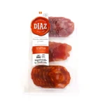 Embutidos Cruce Duroc en lonchas Gran Reserva | Azul Serrano la tienda online de Jamones y Embutidos Díaz