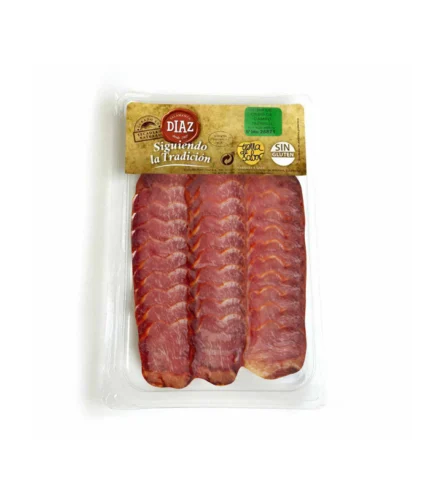 Lomo Ibérico en lonchas de Cebo de Campo | Azul Serrano la tienda online de Jamones y Embutidos Díaz